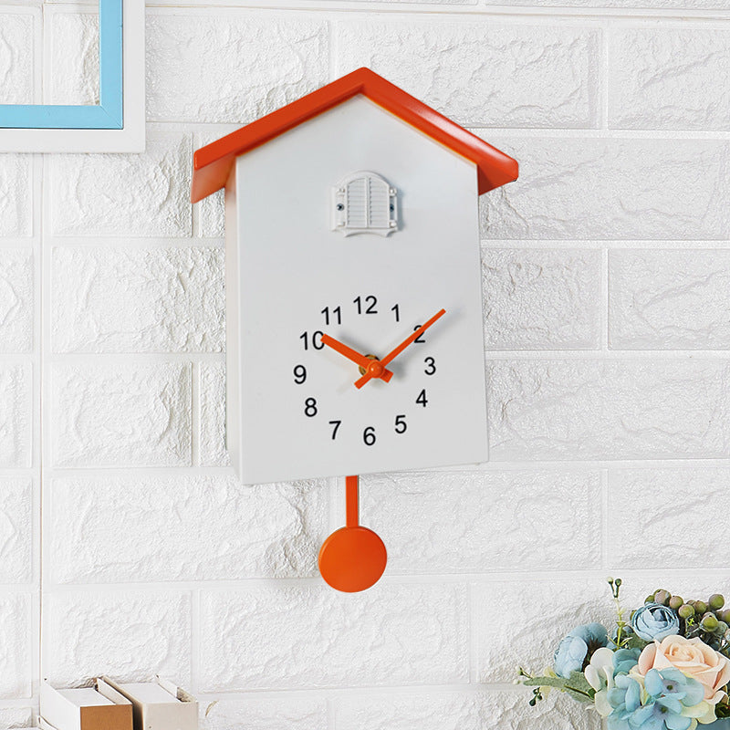 Cuckoo clock in creative house design