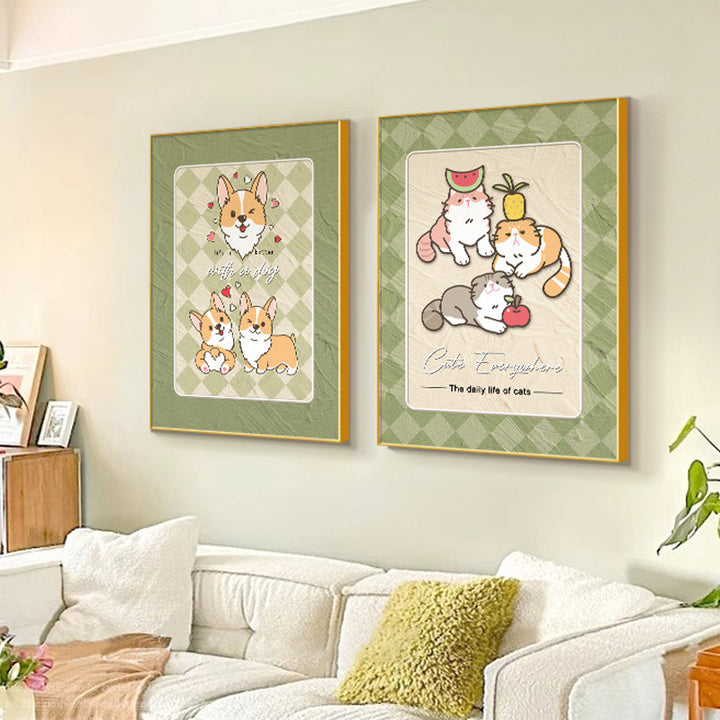 Decorative Dog-Themed Wall Art