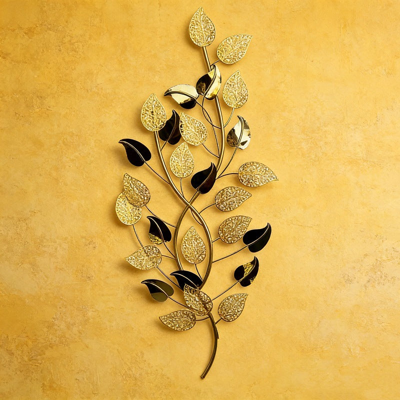 Wall-Mounted Leaf Sculpture