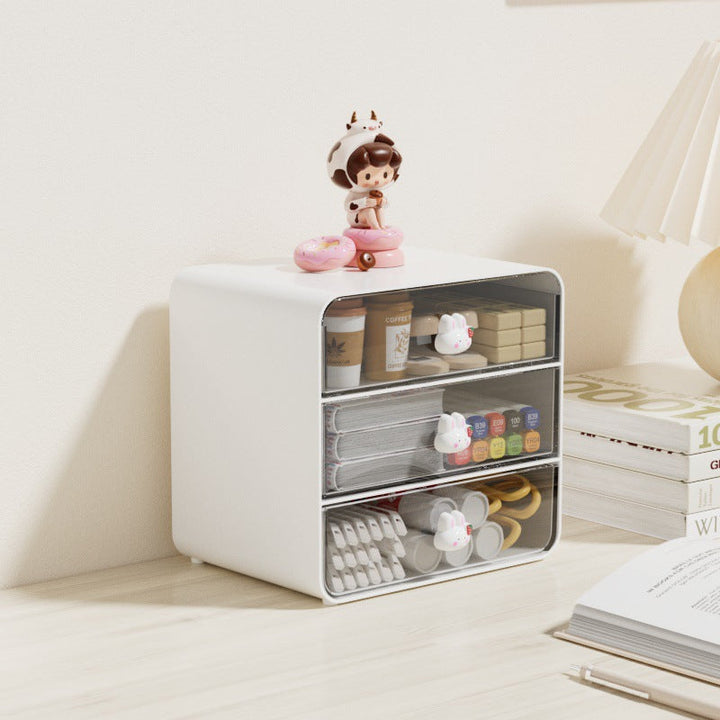 Modern Multi-Drawer Desktop Storage Organizer