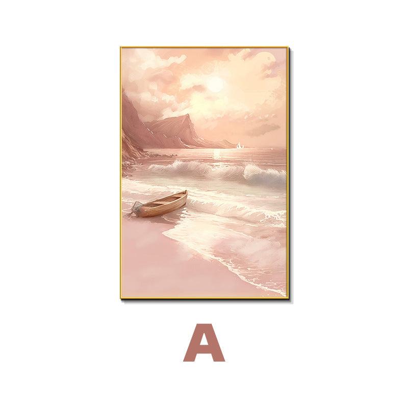 Beach Sunset Themed Canvas Wall Art