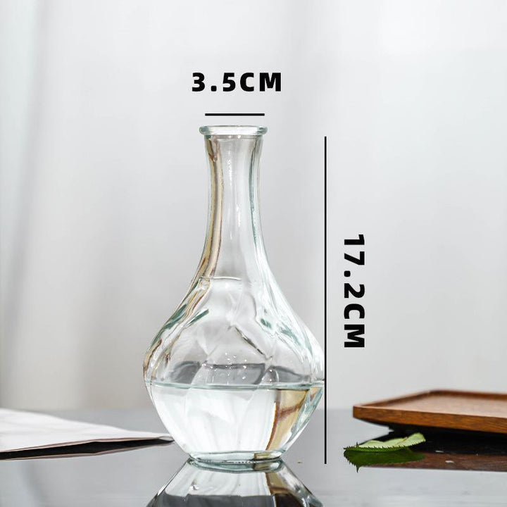 Premium Textured Glass Beverage Container