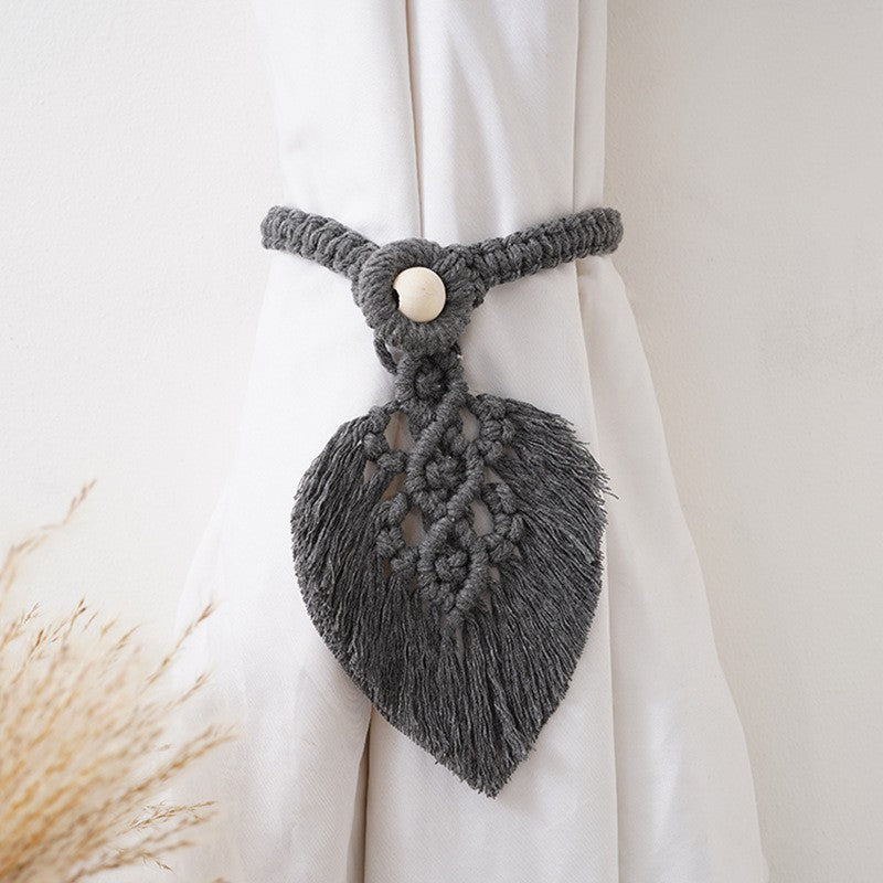 Macrame Curtain Tieback Holder