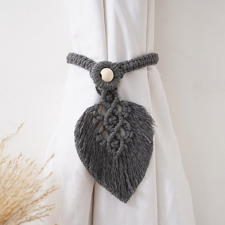 Macrame Curtain Tieback Holder