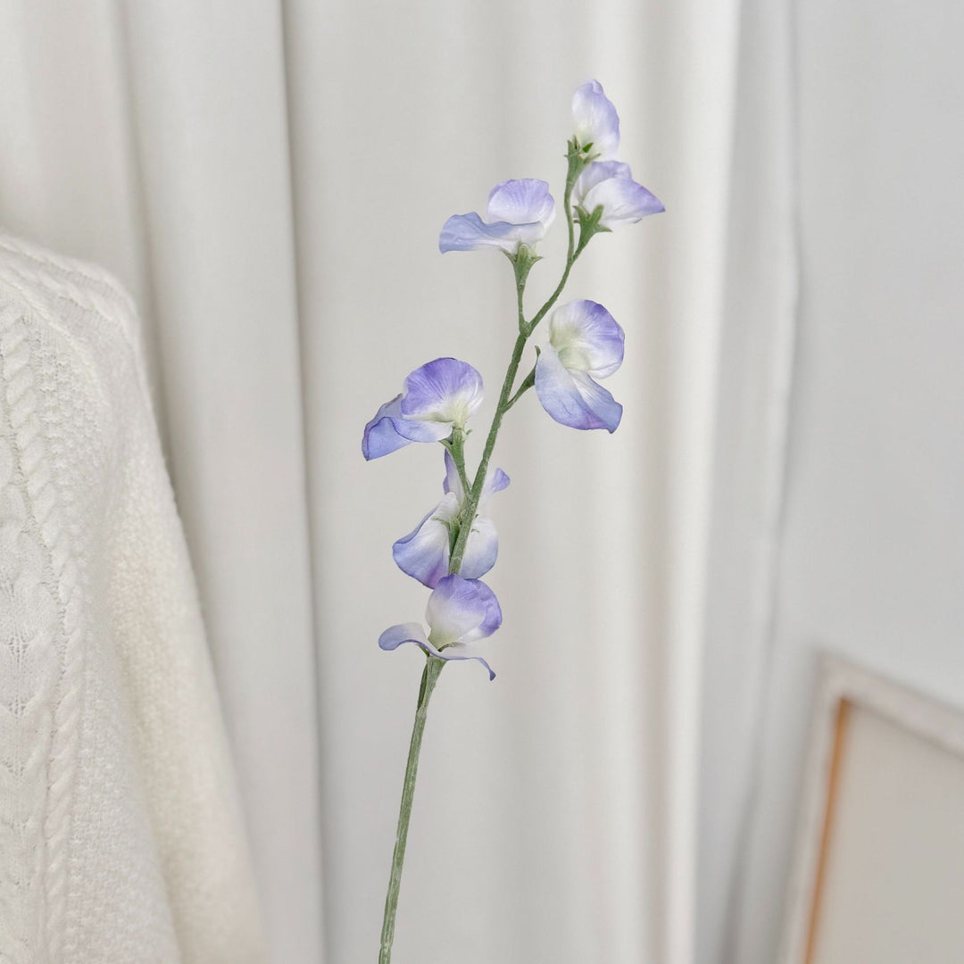 Elegant Faux Sweet Pea Stem