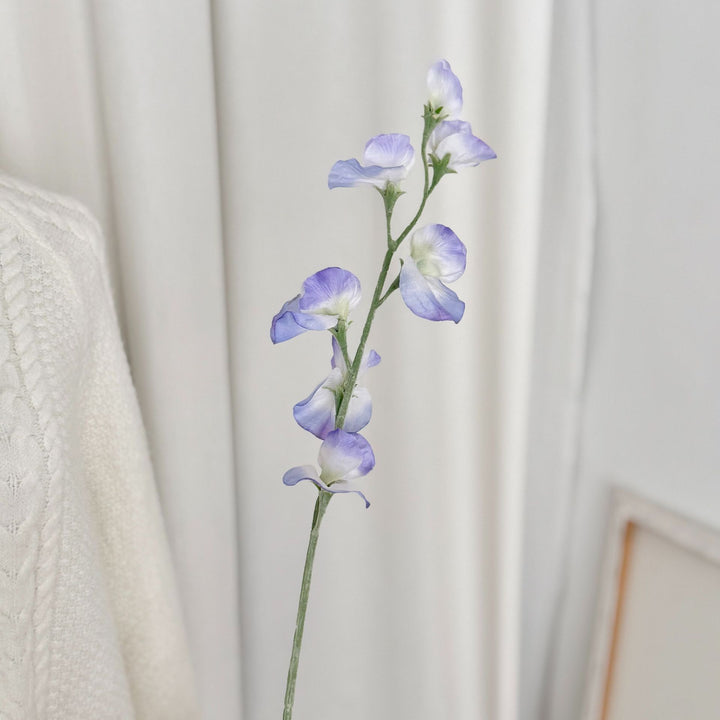 Elegant Faux Sweet Pea Stem