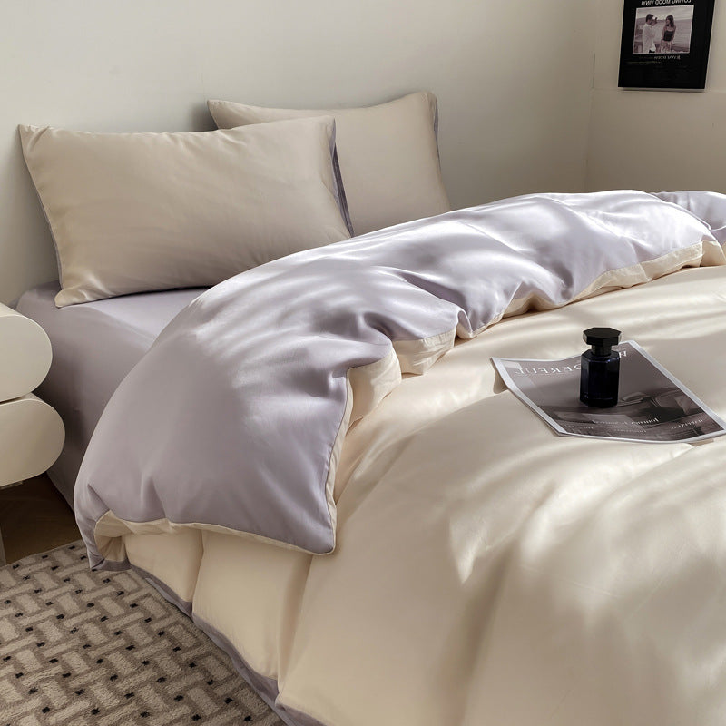Luxurious Silk Duvet Cover Set