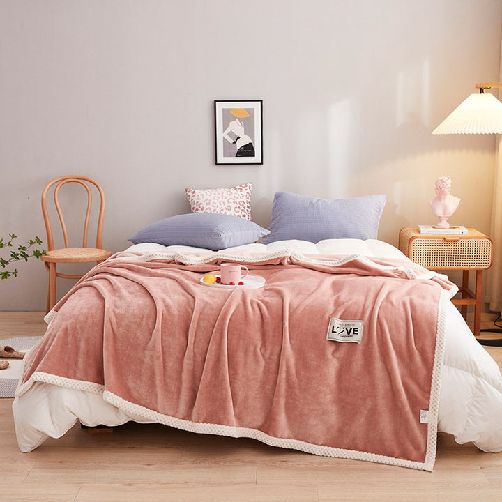 Oversized Velvet Throw Blanket