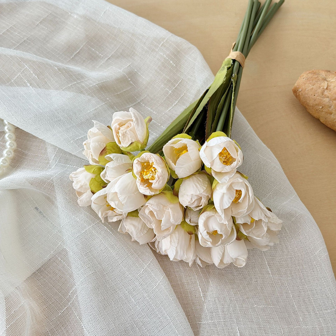 Realistic Artificial Tulip Bouquet