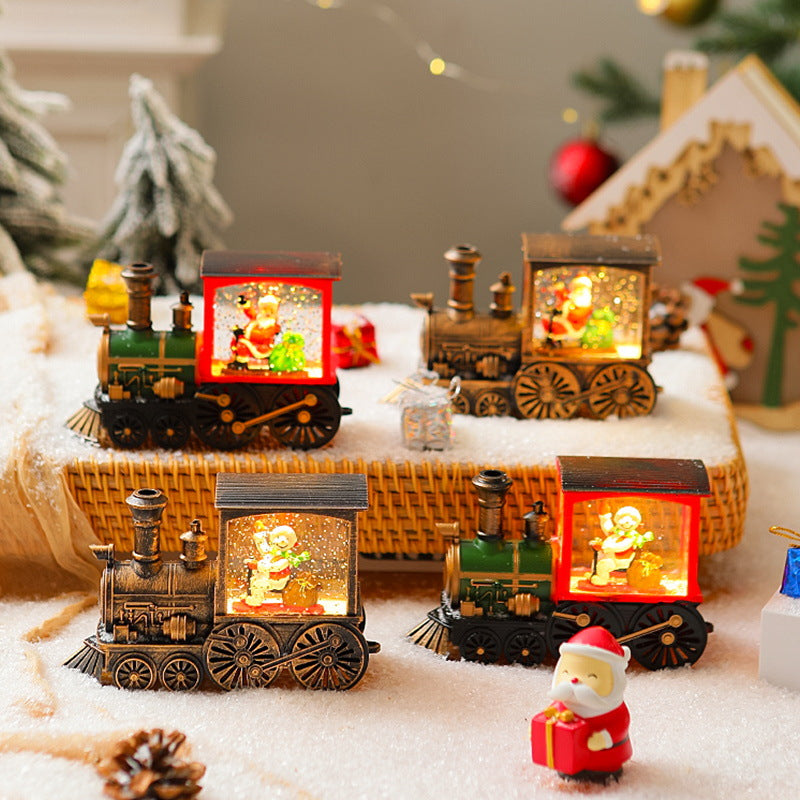 Decorative Snowball Locomotive