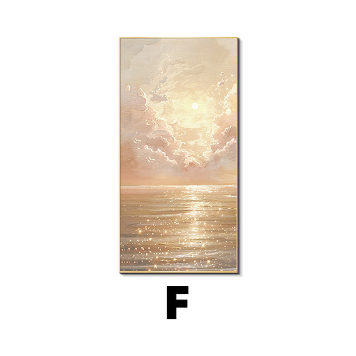 Elegant Coastal Sunset Wall Art