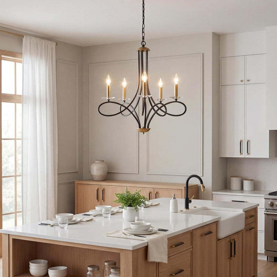 Modern elegant chandelier