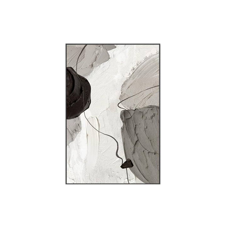 Abstract Minimalist Framed Canvas Art
