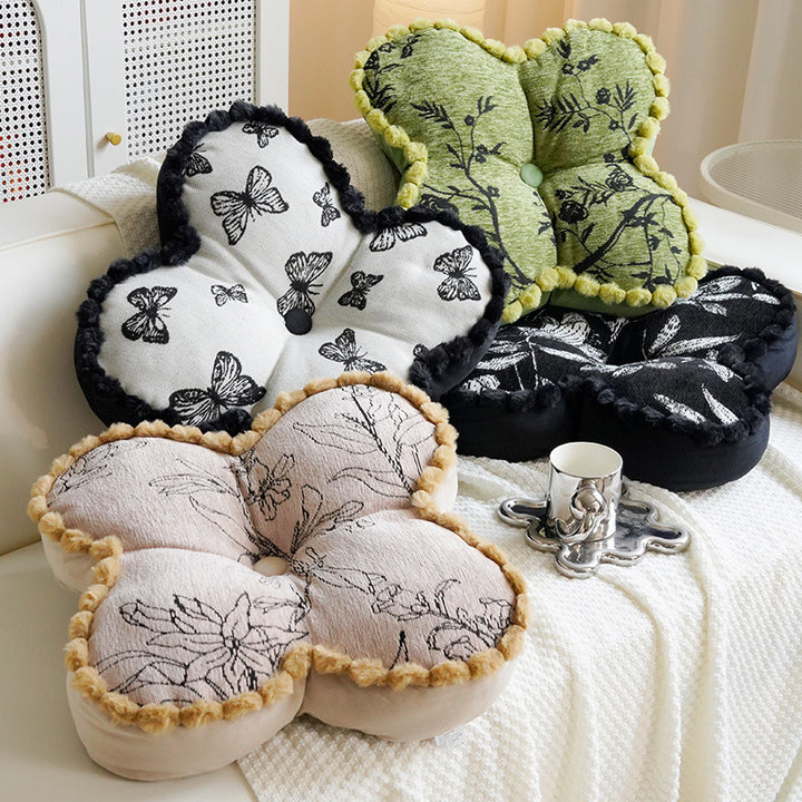 Floral Shaped Decorative Cushion