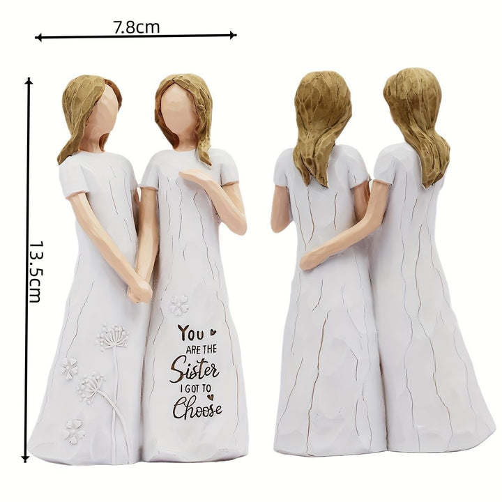 Sister Bonding Figurine