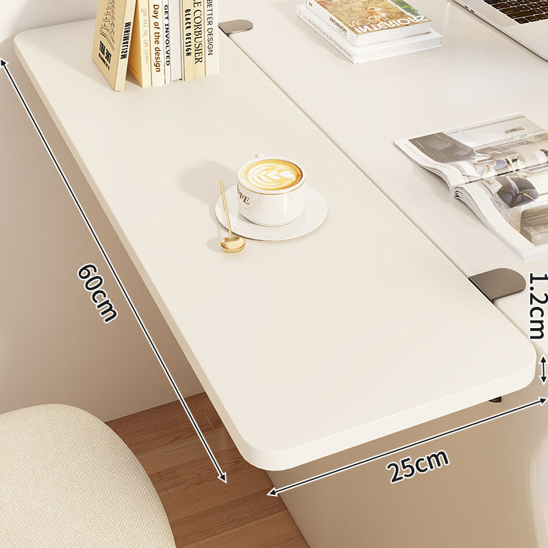 Compact Foldable Clip-On Desk-Edge Shelf