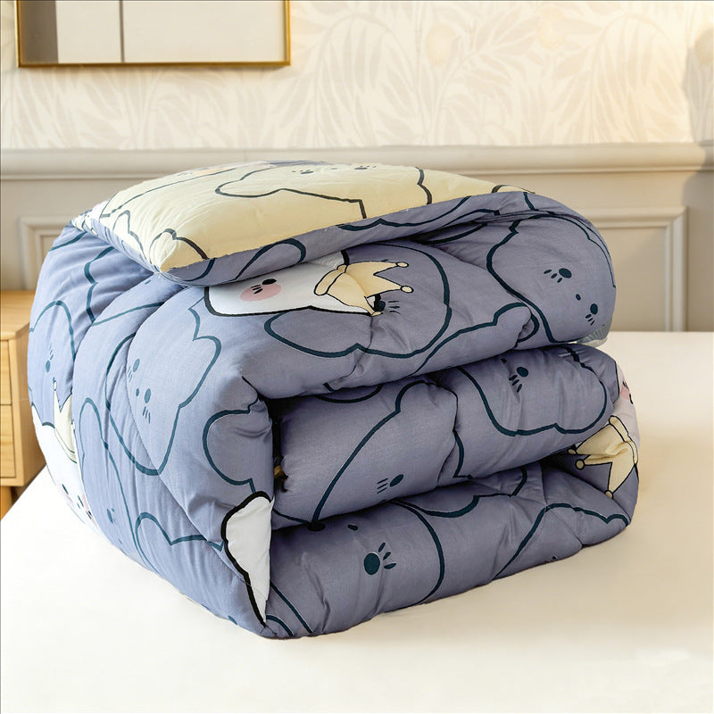 Playful Cartoon-Themed Quilted Comforter