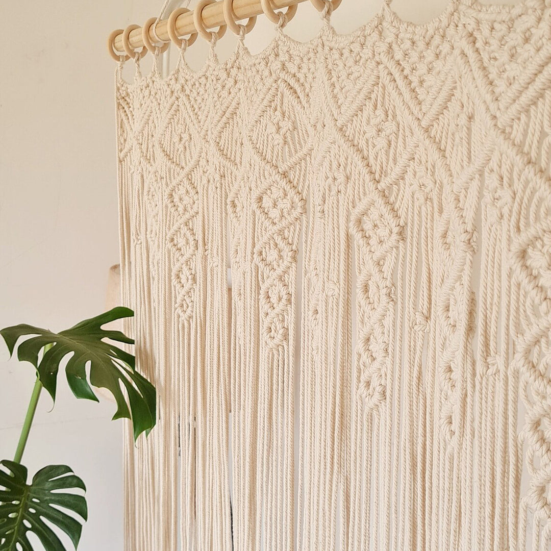 Macrame Room Divider Curtain