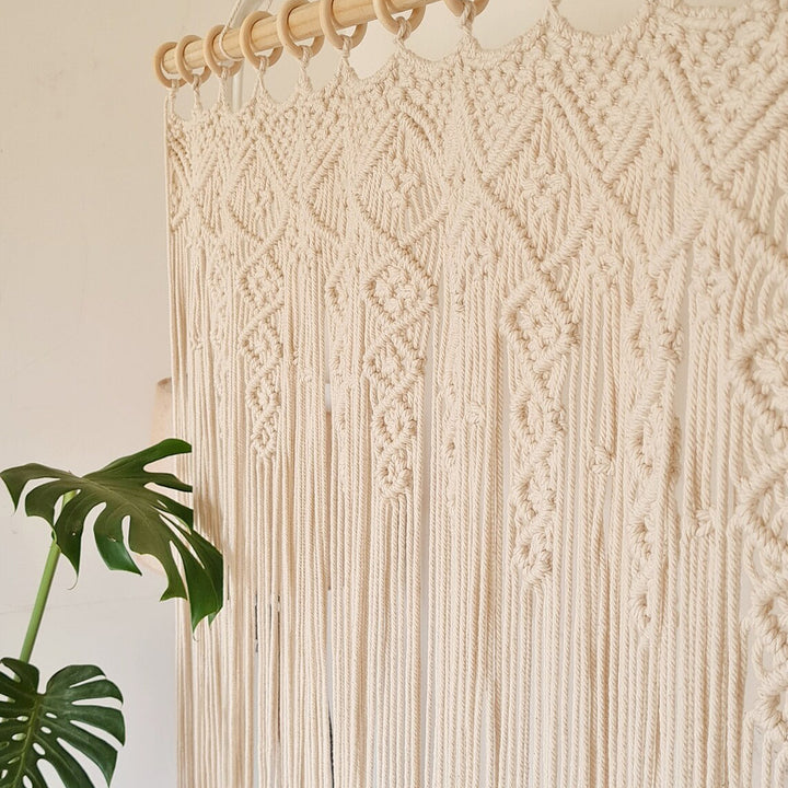 Macrame Room Divider Curtain
