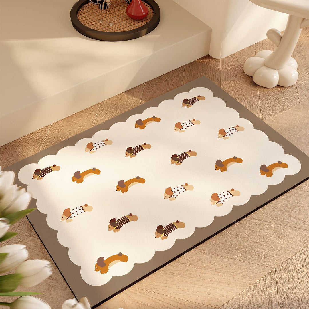 Cute Cartoon Animal Bath Mat
