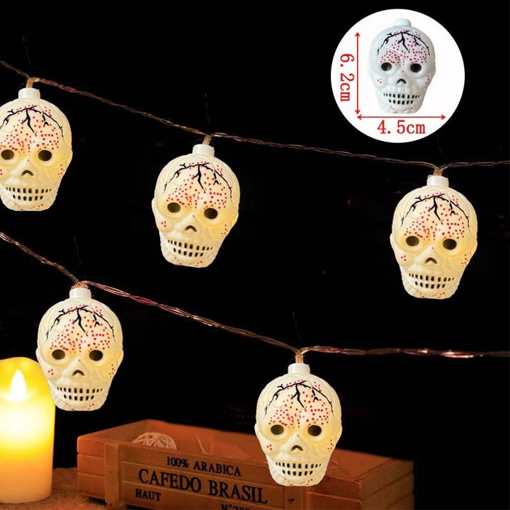 Decorative Halloween LED Pumpkin Ghost Bat String Lights