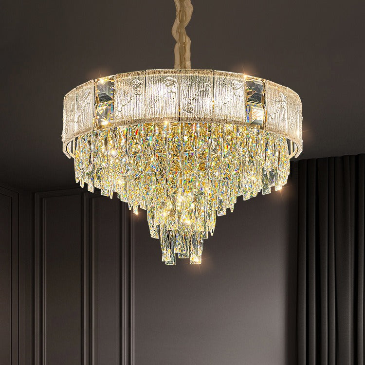 Crystal Cluster Chandelier