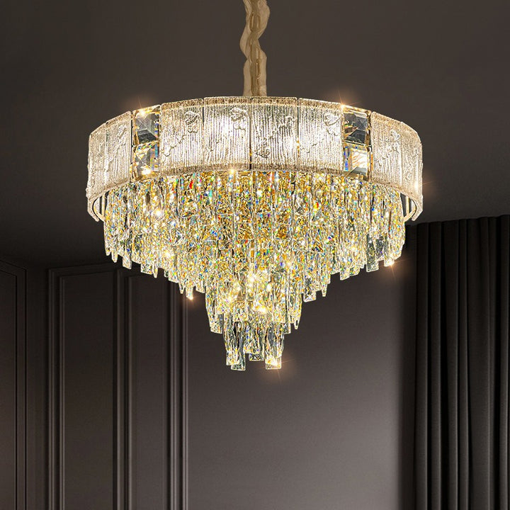 Crystal Cluster Chandelier