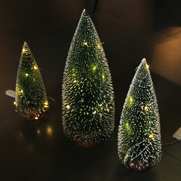 Decorative Miniature Christmas Tree Set