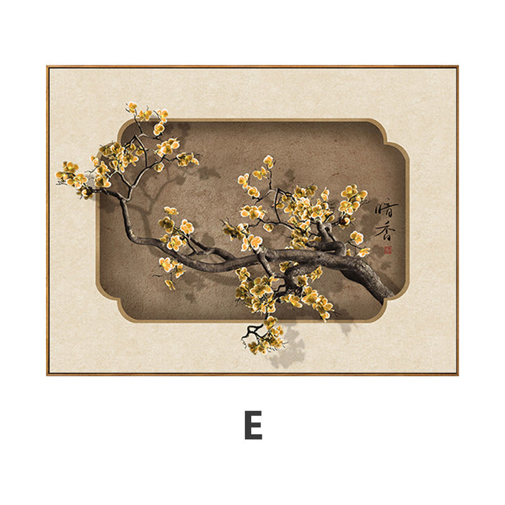 Elegant Framed Floral Blossom Art Print