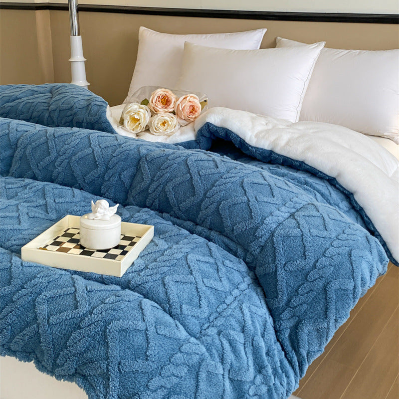 Reversible Plush Bed Blanket Avarnia