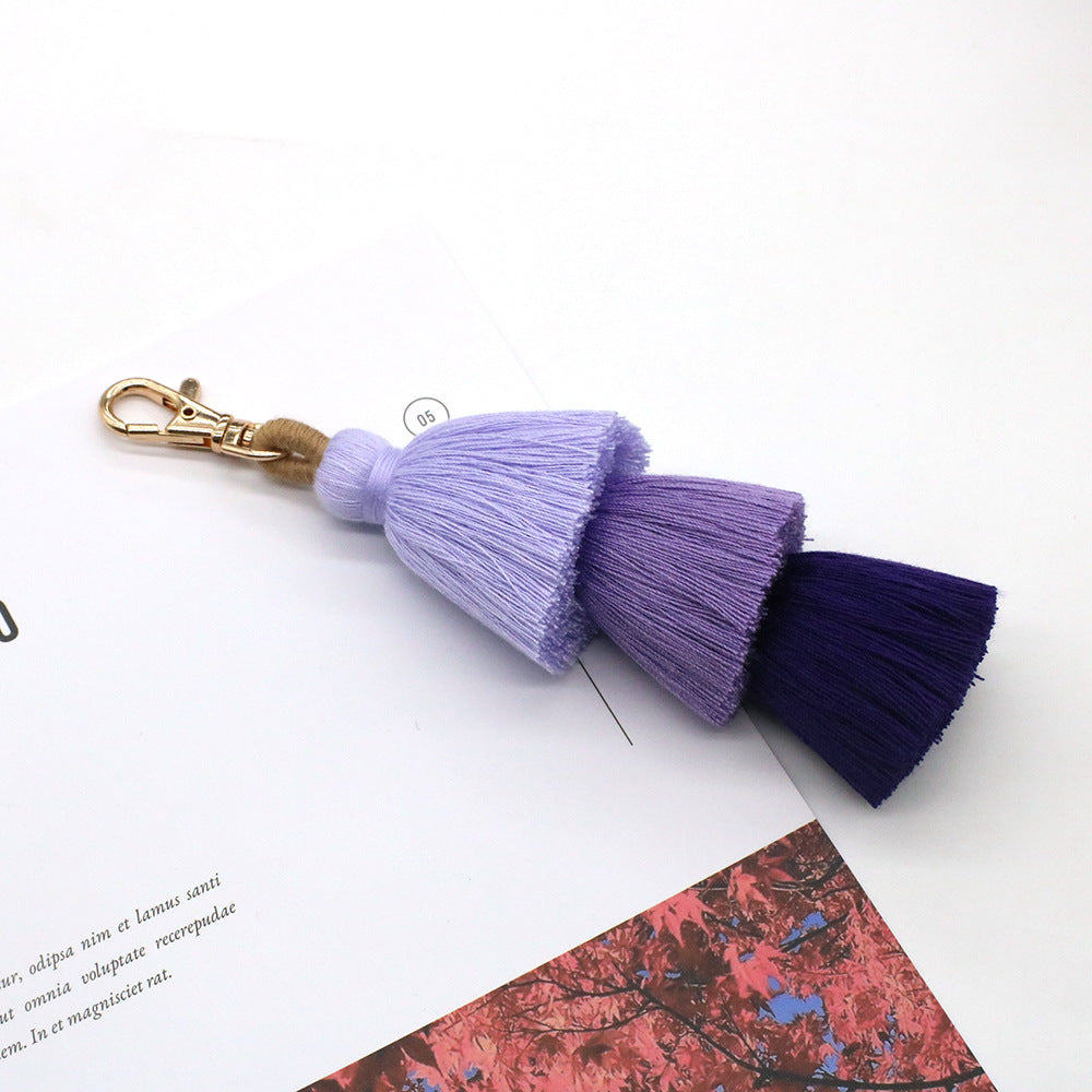 Decorative Macrame Keychain