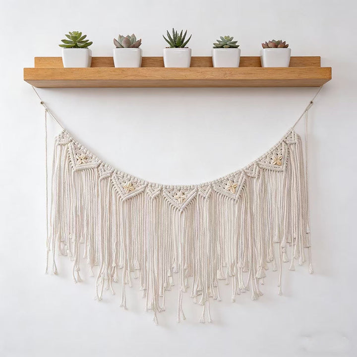 Boho-Chic Macrame Wall Tapestry