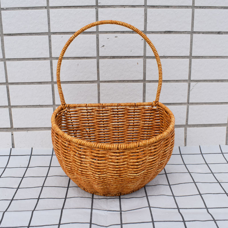 Handcrafted Storage Wicker Basket