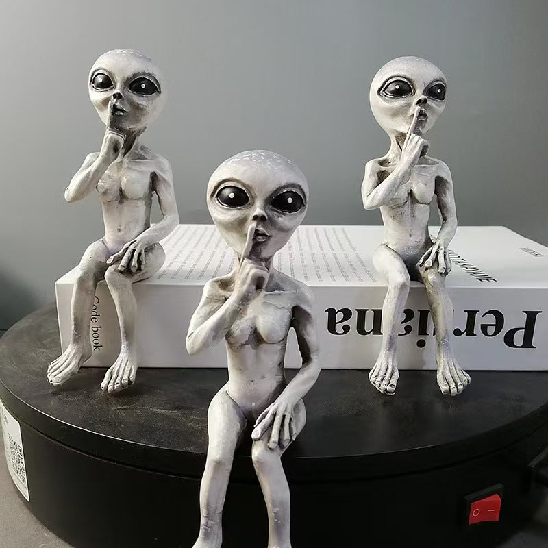 Whimsical Alien Figurine