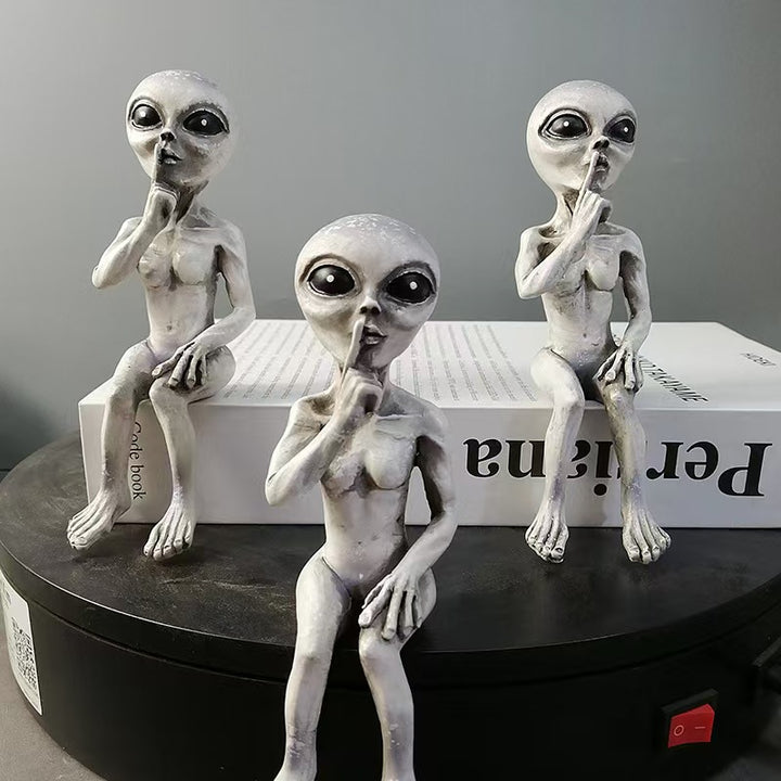 Whimsical Alien Figurine