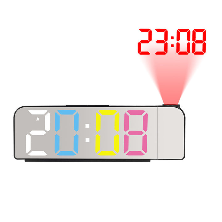 Projection clock with digital display
