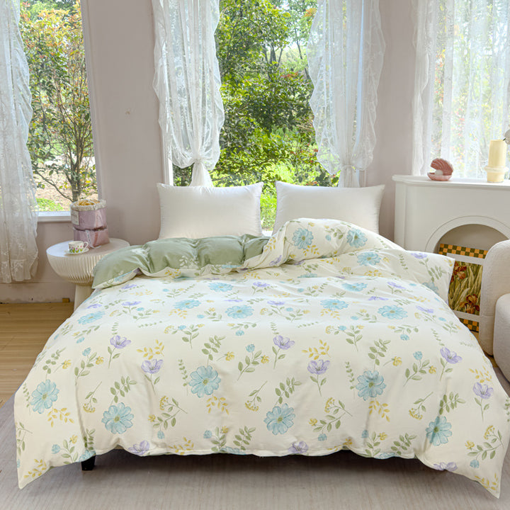 Playful Heart Pattern Duvet Cover Set