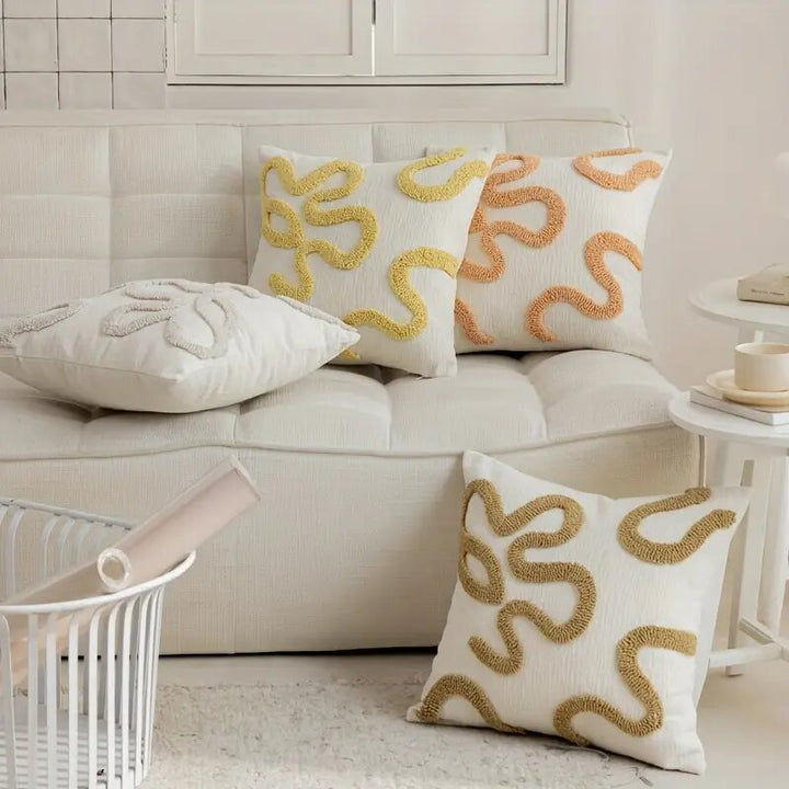 Modern Abstract Design Throw Pillow