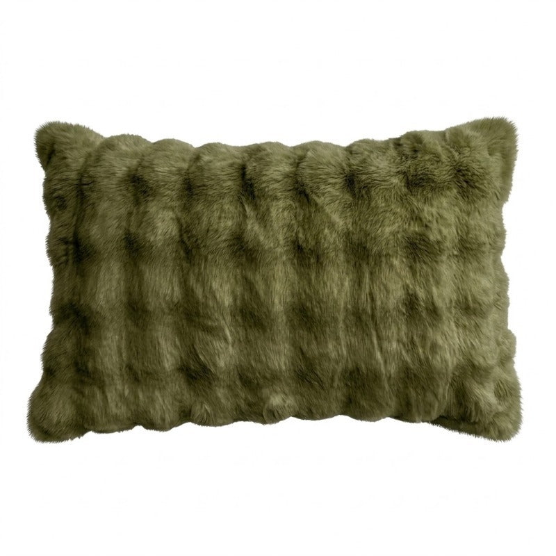 Plush Textured Decorative Cushion