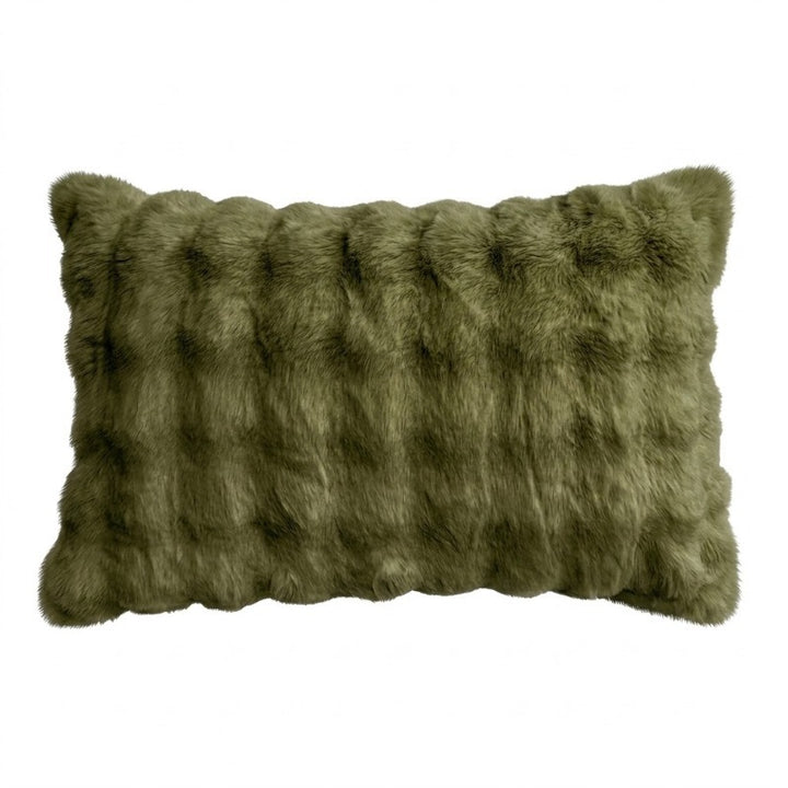 Plush Textured Decorative Cushion