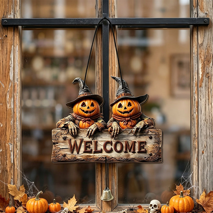 Creepy Welcome Sign Decor