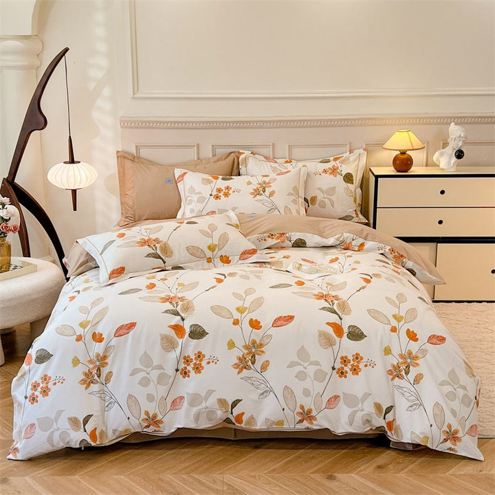 Floral Pattern Duvet Cover Set