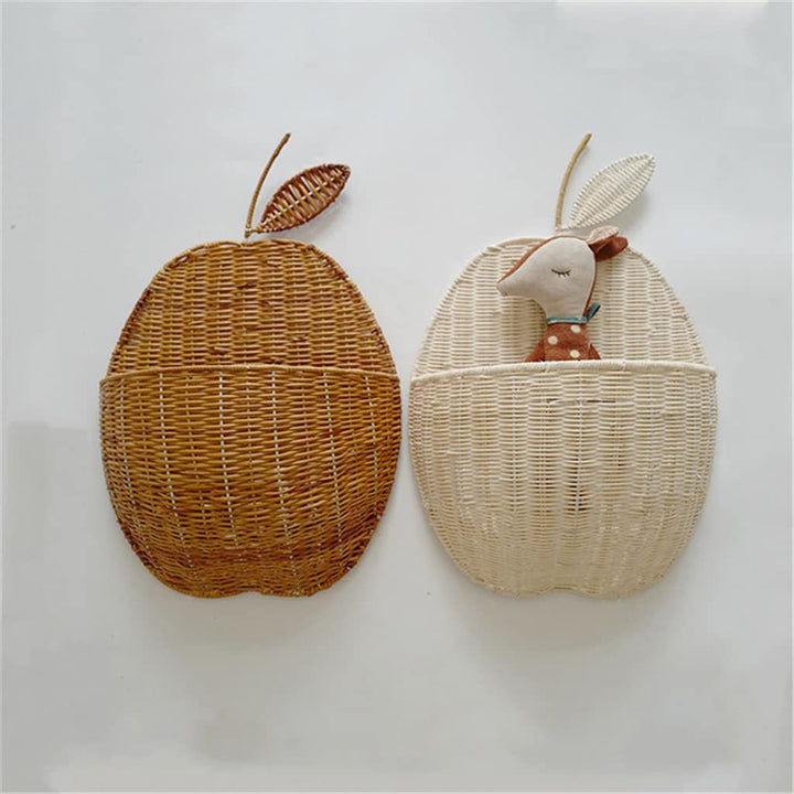 Decorative flower basket with handle