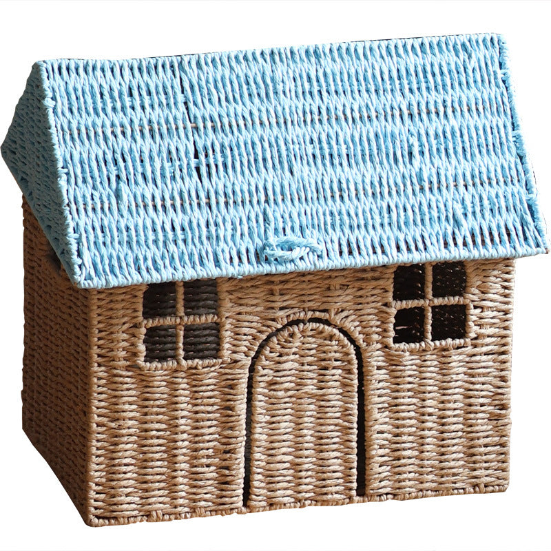 Charming storage basket in house design