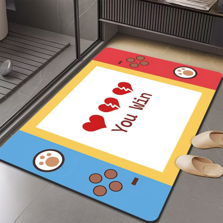 Gaming-Themed Bath Mat