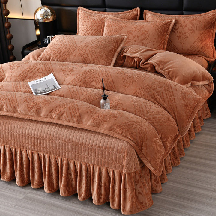 Luxurious Plush Velvet Comforter Set
