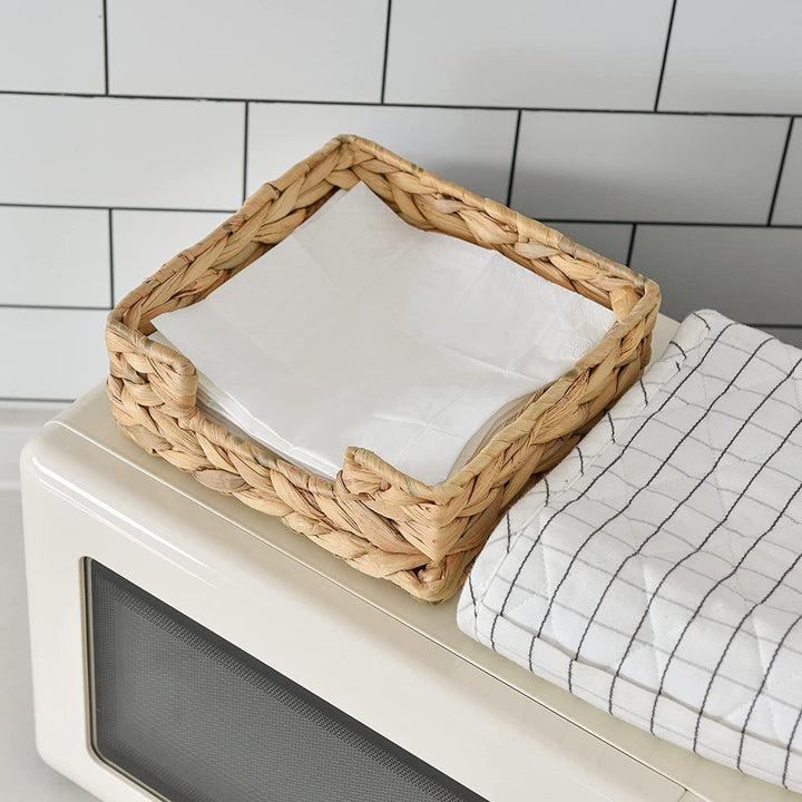 Handwoven Rectangular Storage Tray