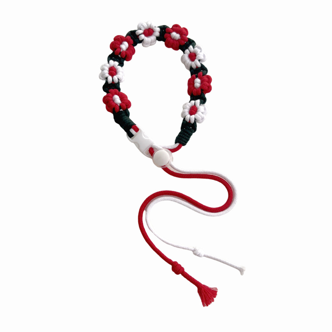 Decorative Flower Macrame Eyewear Holder