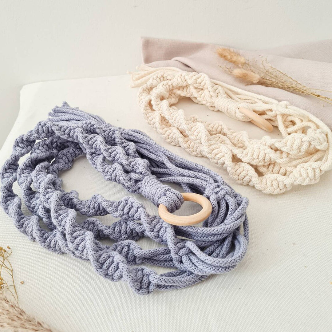 Macrame Wall Hanging Decor with Braided Design