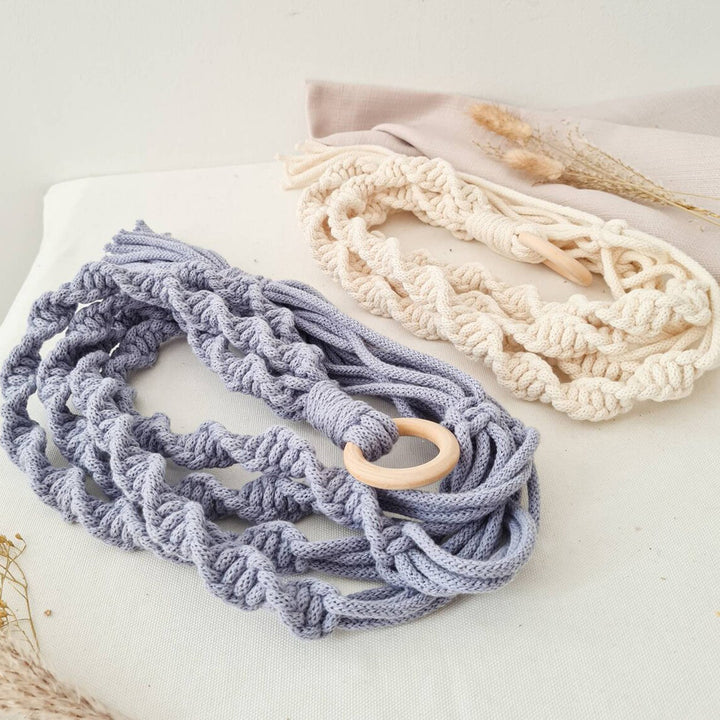Macrame Wall Hanging Decor with Braided Design
